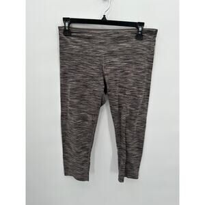 Lululemon Gray Space Dye Crops 20"// 8